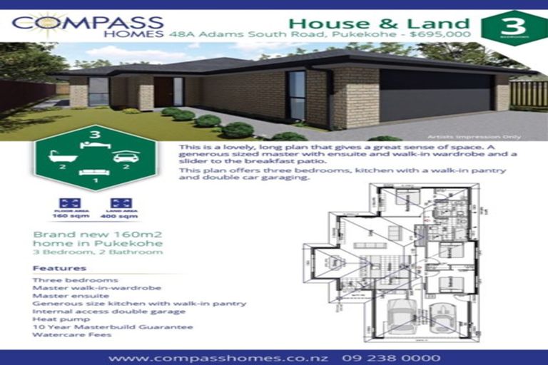 Photo of property in 48a Adams Road South, Pukekohe, 2120