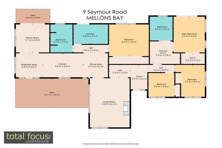 Photo of property in 9 Seymour Road, Mellons Bay, Auckland, 2014