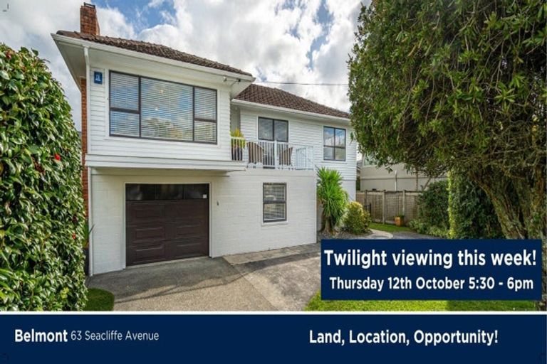 Photo of property in 63 Seacliffe Avenue, Belmont, Auckland, 0622