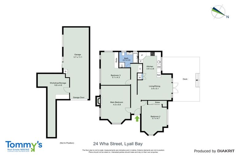 Photo of property in 24 Wha Street, Lyall Bay, Wellington, 6022