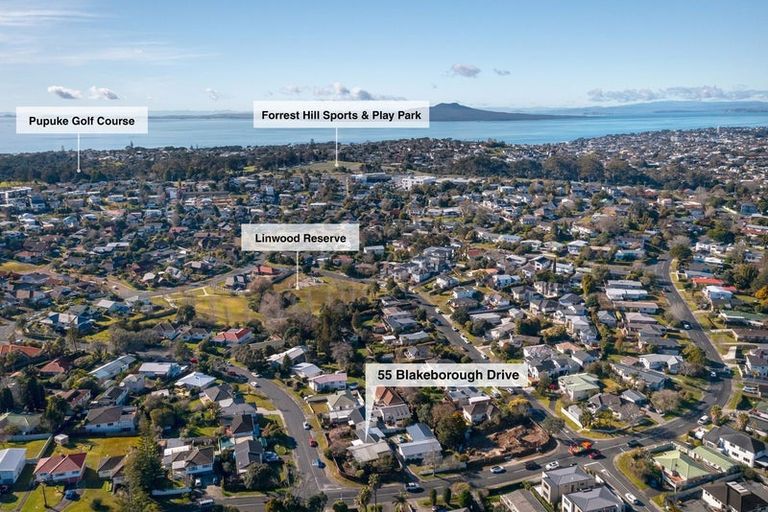 Photo of property in 55 Blakeborough Drive, Forrest Hill, Auckland, 0620