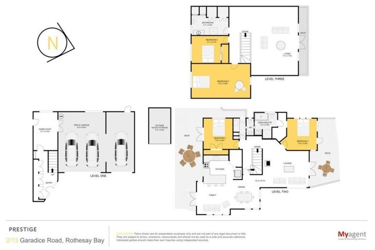 Photo of property in 2/13 Garadice Road, Rothesay Bay, Auckland, 0630