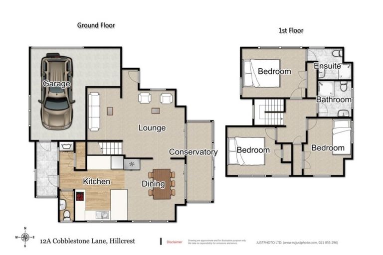 Photo of property in 1/12 Cobblestone Lane, Hillcrest, Auckland, 0627