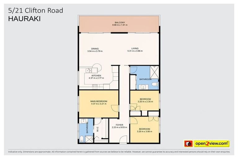 Photo of property in 5/21 Clifton Road, Hauraki, Auckland, 0622