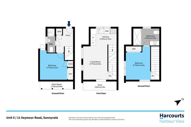 Photo of property in 5/11 Seymour Road, Sunnyvale, Auckland, 0612