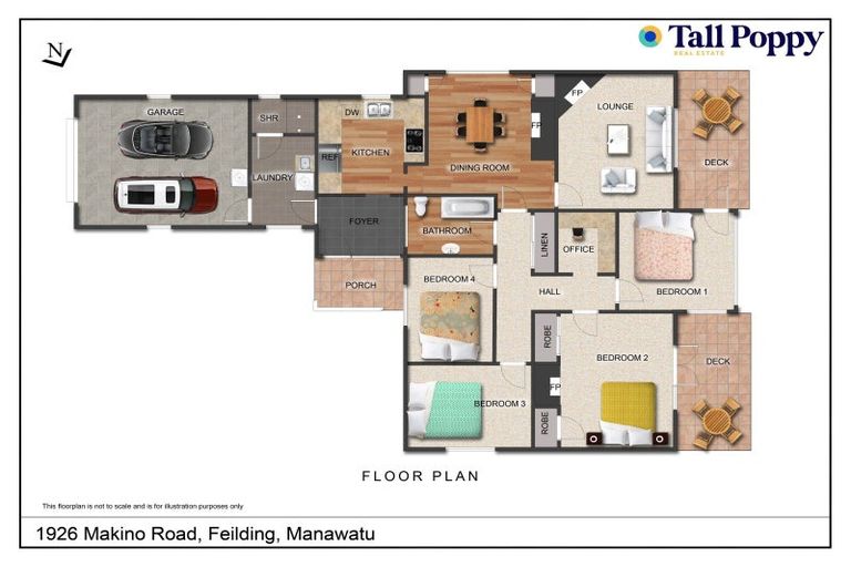 Photo of property in 1926 Makino Road, Halcombe, Feilding, 4779