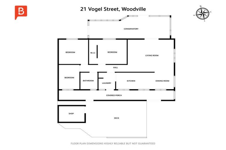 Photo of property in 21 Vogel Street, Woodville, 4920
