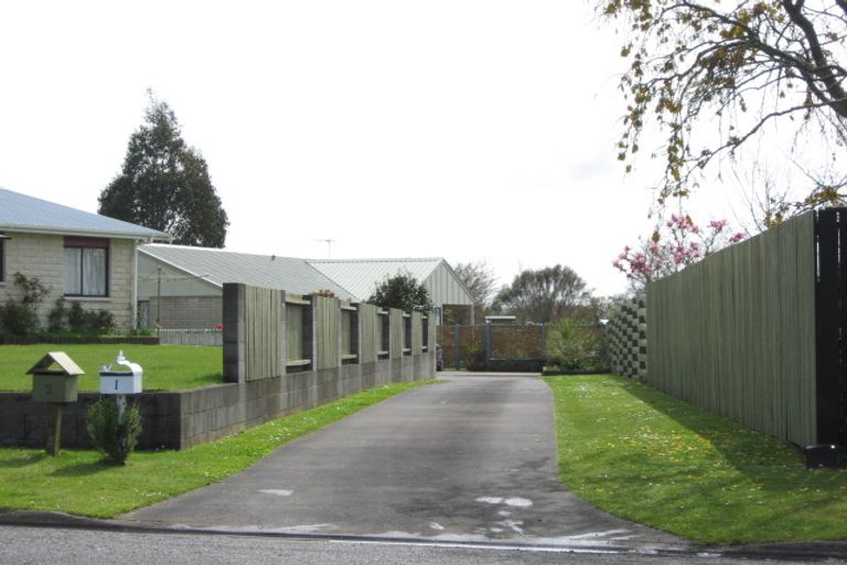 Photo of property in 1/7 Rangiora Place, Inglewood, 4330