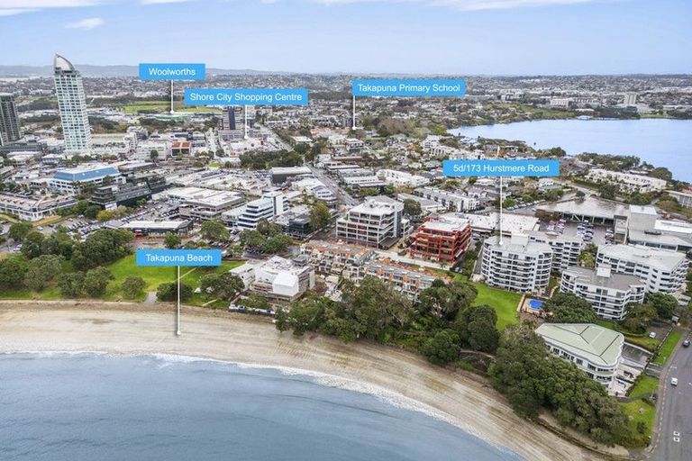 Photo of property in 5d/173 Hurstmere Road, Takapuna, Auckland, 0622