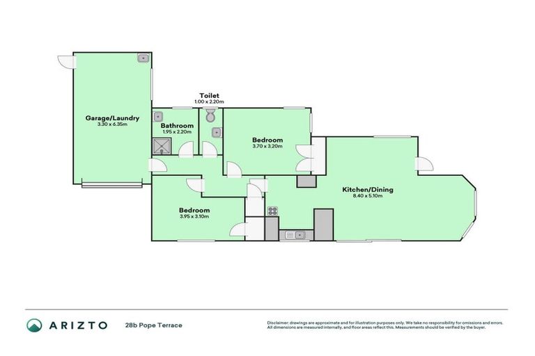 Photo of property in 28b Pope Terrace, Leamington, Cambridge, 3432