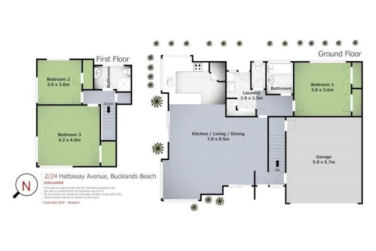 Photo of property in 2/24 Hattaway Avenue, Bucklands Beach, Auckland, 2012