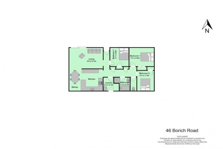 Photo of property in 46 Borich Road, Sunnyvale, Auckland, 0612