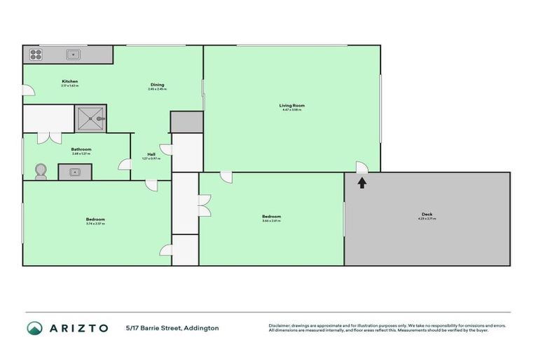 Photo of property in 5/17 Barrie Street, Addington, Christchurch, 8024