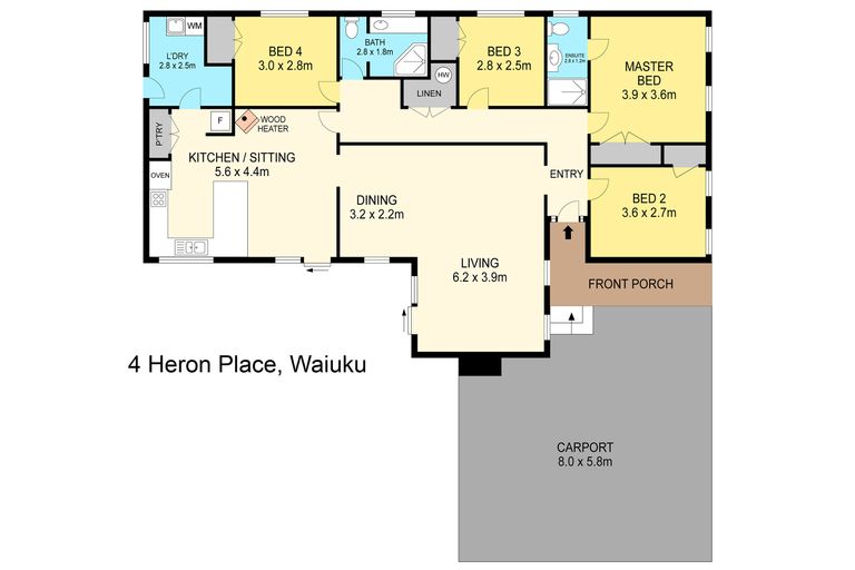 Photo of property in 4 Heron Place, Waiuku, 2123