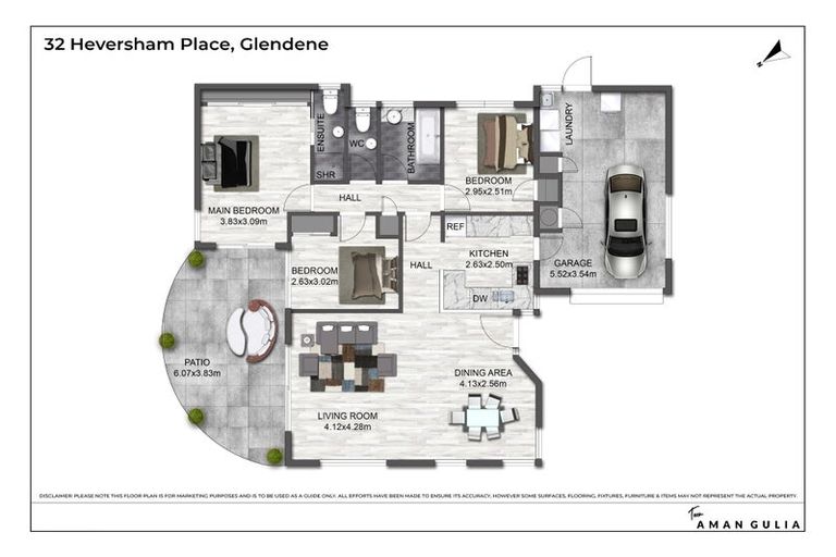 Photo of property in 32 Heversham Place, Glendene, Auckland, 0602