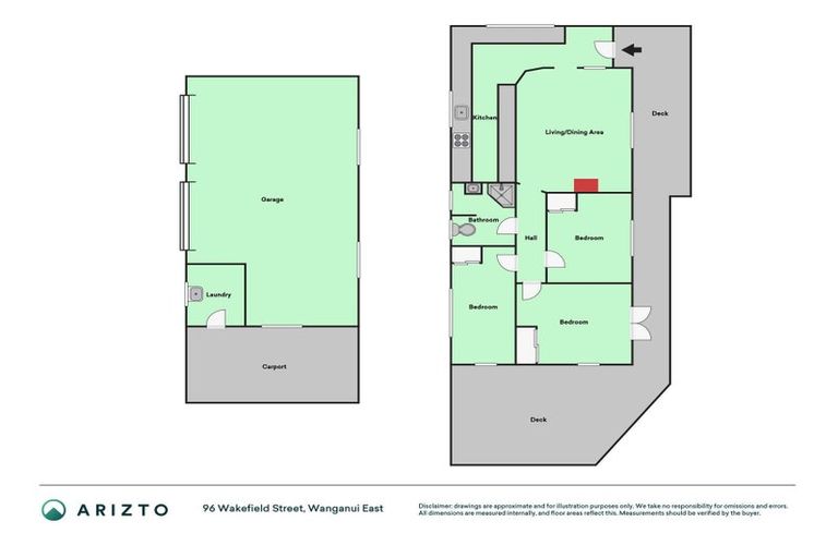 Photo of property in 96 Wakefield Street, Whanganui East, Whanganui, 4500