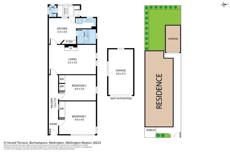 Photo of property in 5 Herald Terrace, Berhampore, Wellington, 6023