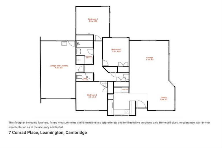 Photo of property in 7 Conrad Place, Leamington, Cambridge, 3432