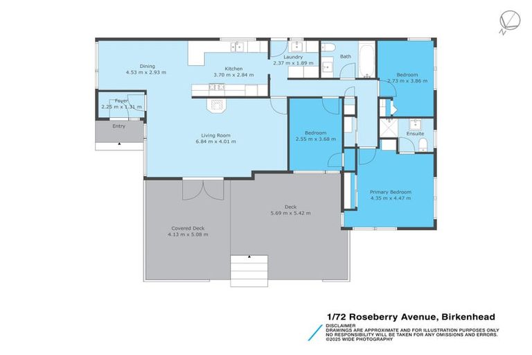 Photo of property in 1/72 Roseberry Avenue, Birkenhead, Auckland, 0626