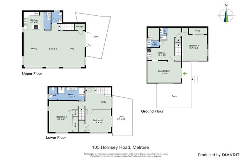 Photo of property in 105 Hornsey Road, Melrose, Wellington, 6023