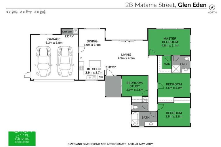 Photo of property in 2b Matama Road, Glen Eden, Auckland, 0602