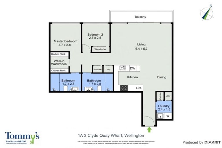 Photo of property in Clyde Quay Wharf, 1a/3 Clyde Quay Wharf, Te Aro, Wellington, 6011