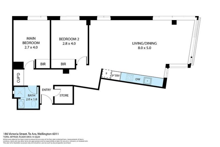 Photo of property in Vsp South, 306/168 Victoria Street, Te Aro, Wellington, 6011