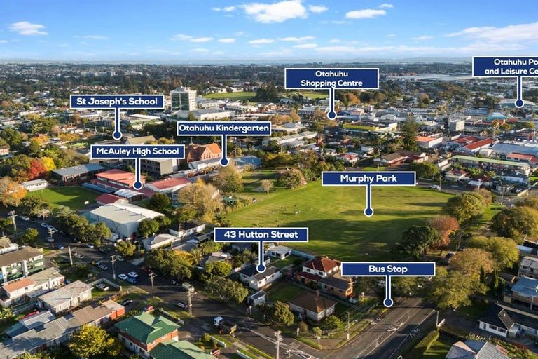 Photo of property in 43 Hutton Street, Otahuhu, Auckland, 1062