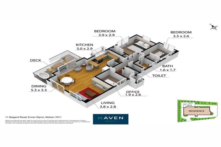 Photo of property in 11 Baigent Road, Enner Glynn, Nelson, 7011