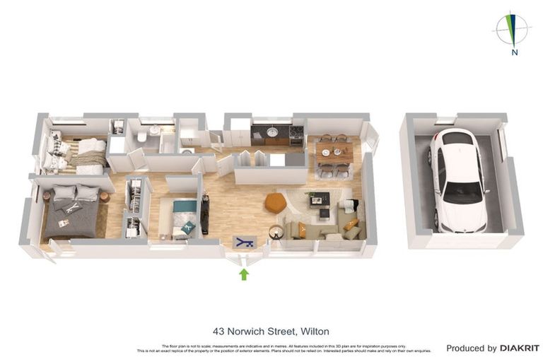 Photo of property in 43 Norwich Street, Wilton, Wellington, 6012