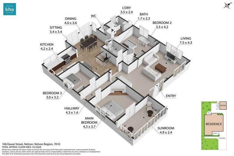 Photo of property in 106 Kawai Street, Nelson South, Nelson, 7010