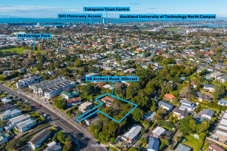 Photo of property in 59 Archers Road, Hillcrest, Auckland, 0629