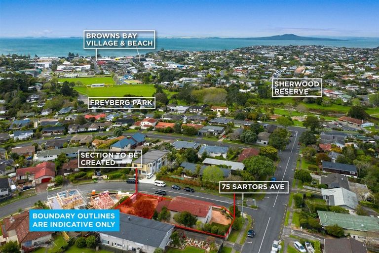Photo of property in 75 Sartors Avenue, Browns Bay, Auckland, 0630