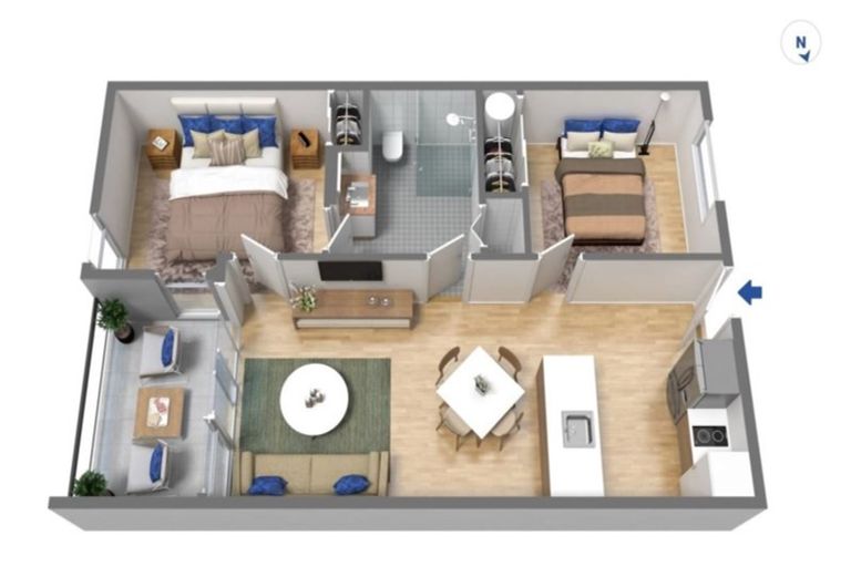 Photo of property in 303/19 Rawene Road, Birkenhead, Auckland, 0626