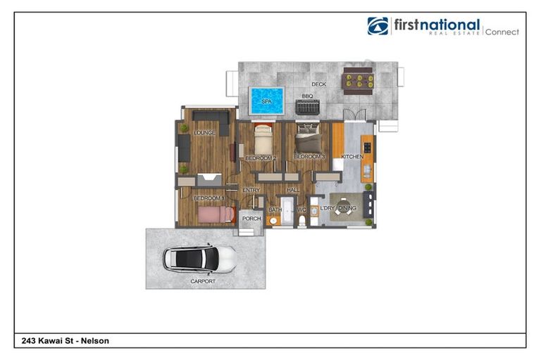 Photo of property in 1/243 Kawai Street South, Nelson South, Nelson, 7010