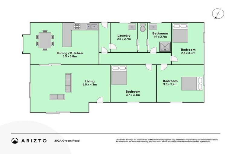 Photo of property in 302a Greers Road, Bishopdale, Christchurch, 8053