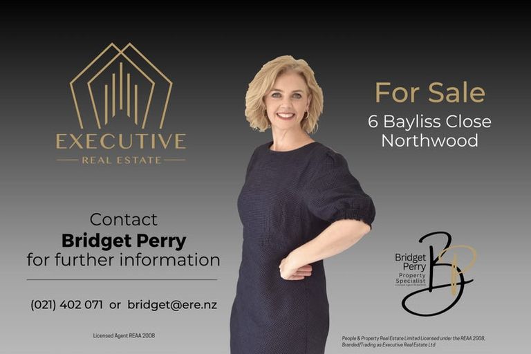 Photo of property in 6 Bayliss Close, Northwood, Christchurch, 8051