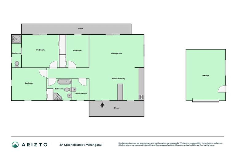 Photo of property in 3a Mitchell Street, Aramoho, Whanganui, 4500