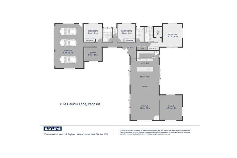 Photo of property in 8 Te Haunui Lane, Pegasus, 7612