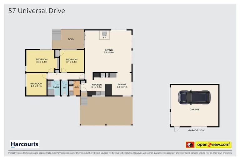 Photo of property in 57 Universal Drive, Henderson, Auckland, 0610