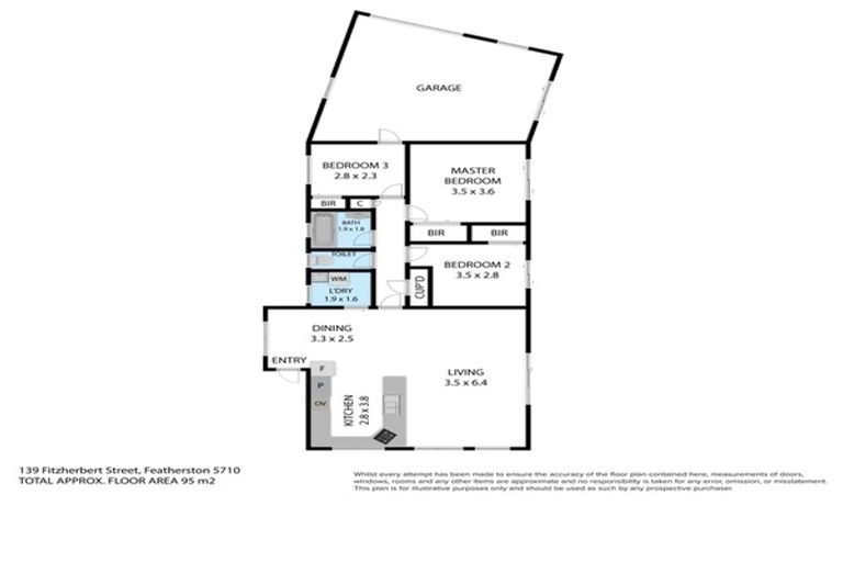 Photo of property in 139 Fitzherbert Street, Featherston, 5710