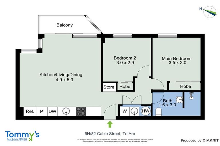 Photo of property in Piermont Apartments, 6h/82 Cable Street, Te Aro, Wellington, 6011