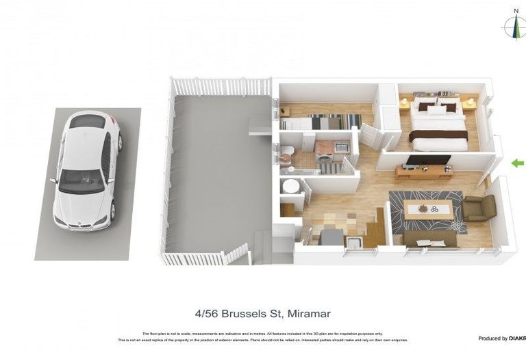 Photo of property in 4/56 Brussels Street, Miramar, Wellington, 6022