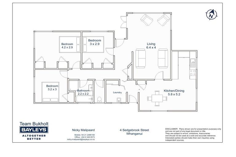 Photo of property in 4 Sedgebrook Street, Whanganui East, Whanganui, 4500