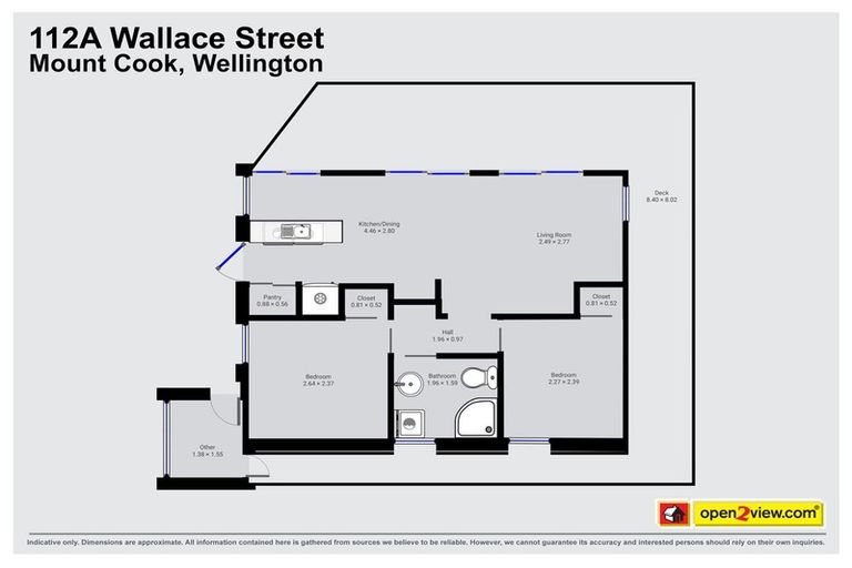 Photo of property in 112a Wallace Street, Mount Cook, Wellington, 6021