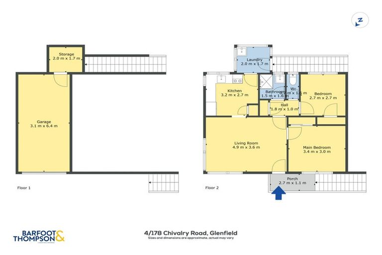 Photo of property in 4/178 Chivalry Road, Glenfield, Auckland, 0629