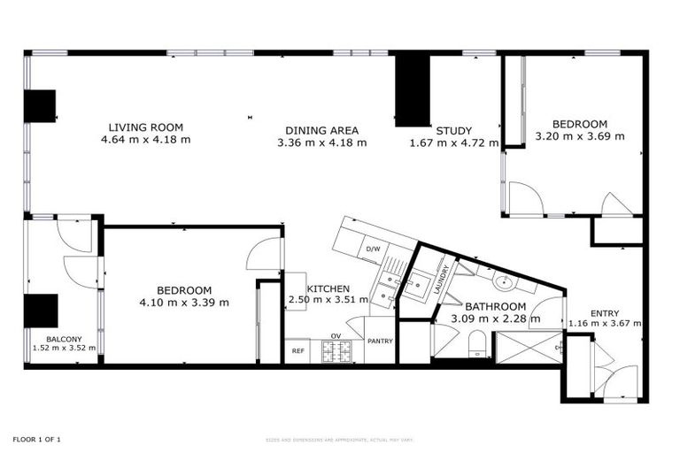 Photo of property in Kate Sheppard Apartments, 6j/42 Molesworth Street, Thorndon, Wellington, 6011