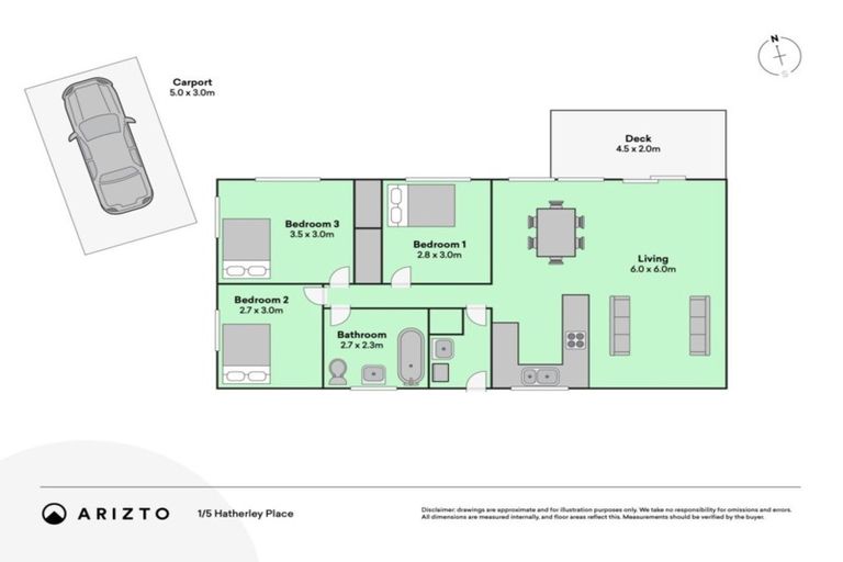 Photo of property in 1/5 Hatherley Place, Clendon Park, Auckland, 2103