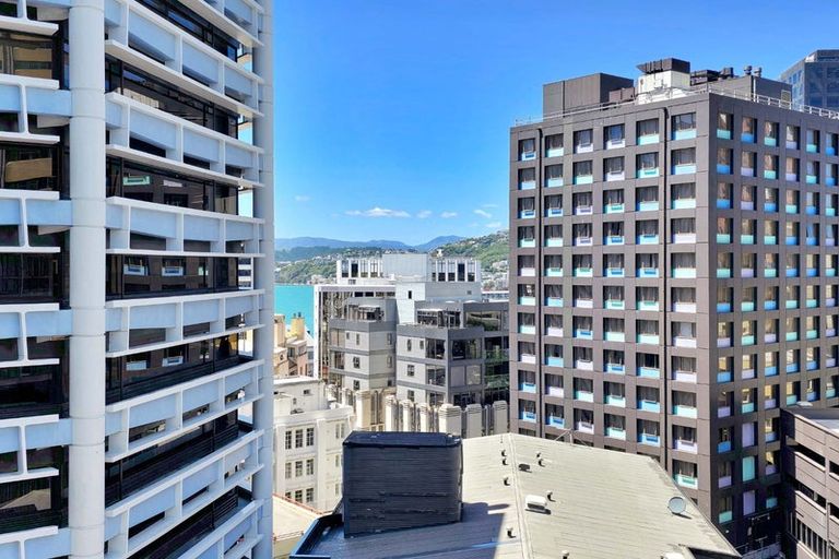 Photo of property in Terrace Heights Apartments, 2/163p The Terrace, Wellington Central, Wellington, 6011