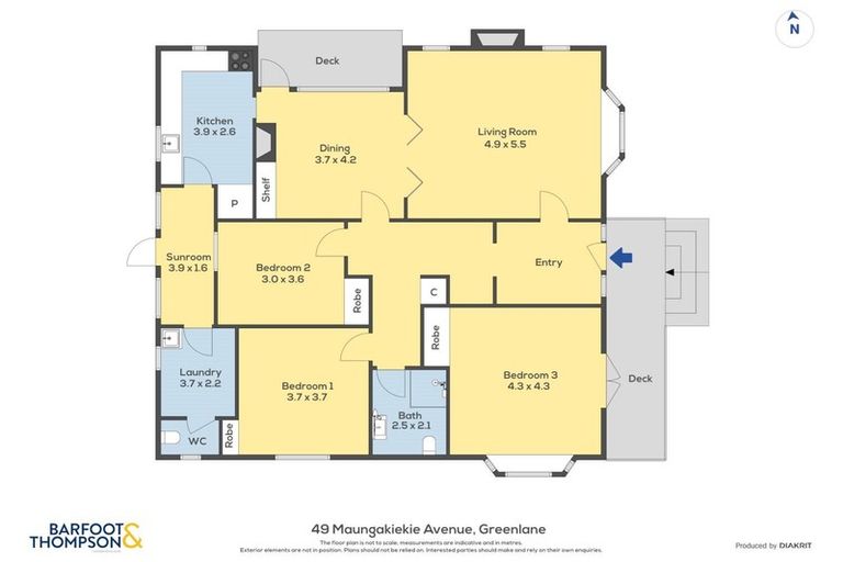 Photo of property in 49 Maungakiekie Avenue, Greenlane, Auckland, 1051